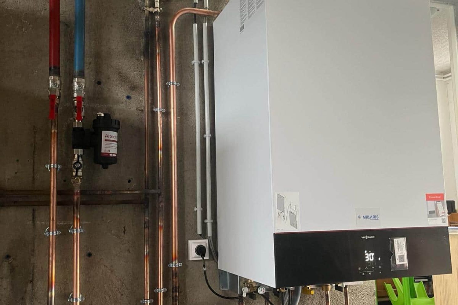 chaudière gaz vitodens mural viessmann