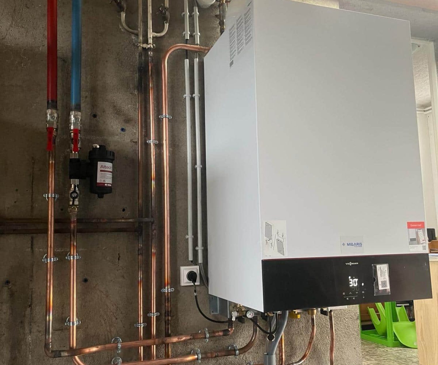 chaudière gaz vitodens mural viessmann